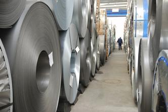 Aisle of Rolled Coils